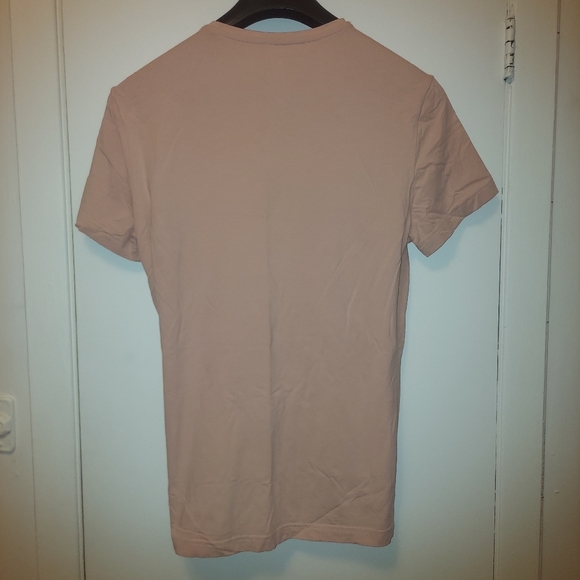 💥3/$25💥 H&M Pink Salmon Short Sleeve T-shirt Tee Shirt Top Pink size L - Picture 2 of 4